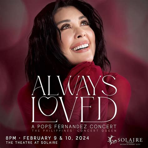 Pops Fernandez 2024: Always Loved Concert Details.